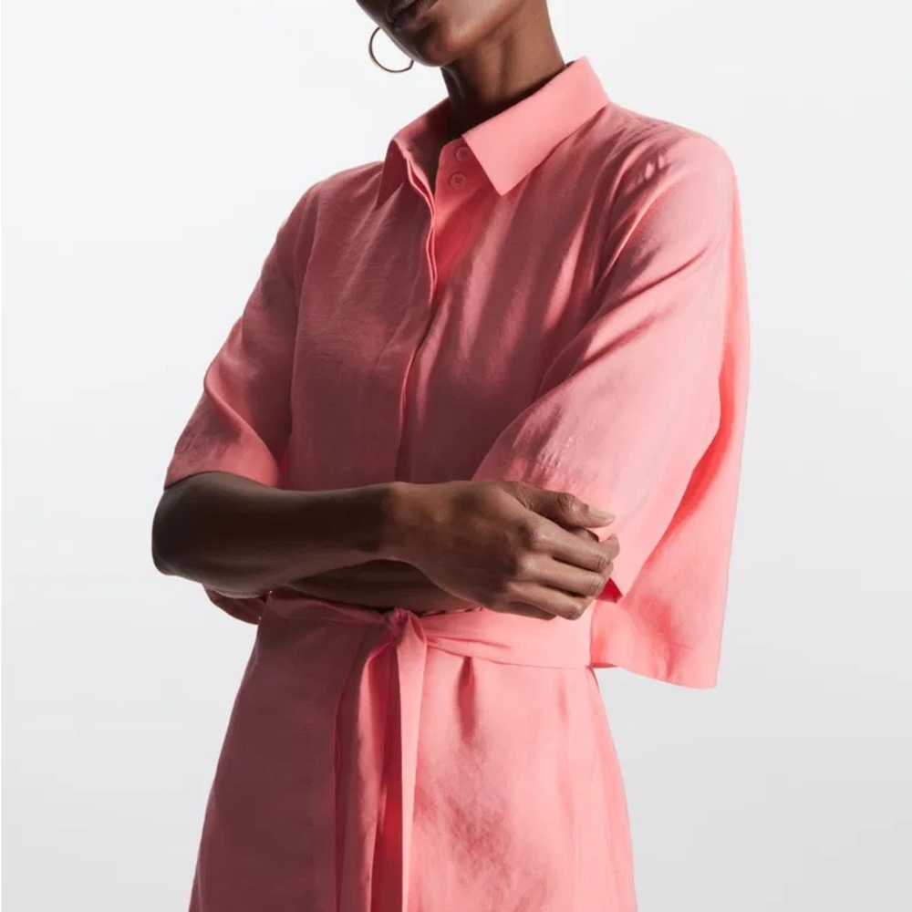 COS Pink Midi Dress New